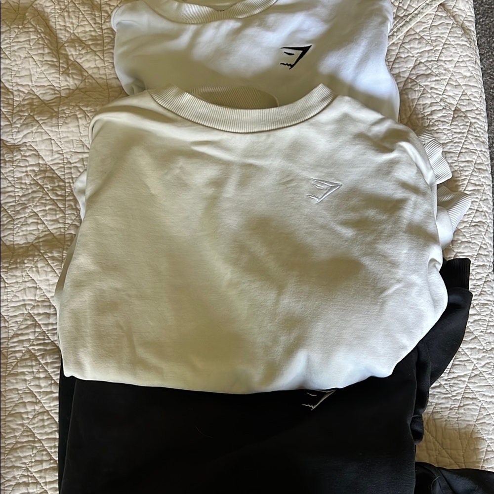 Gymshark oversized sweatshirts bundle of 3